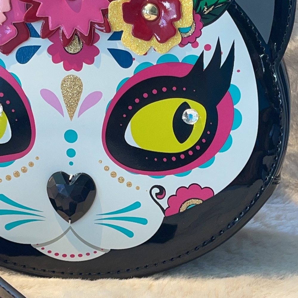Betsy Johnson CAT crossbody purse 😻  🥰🎁 - Picture 3 of 8